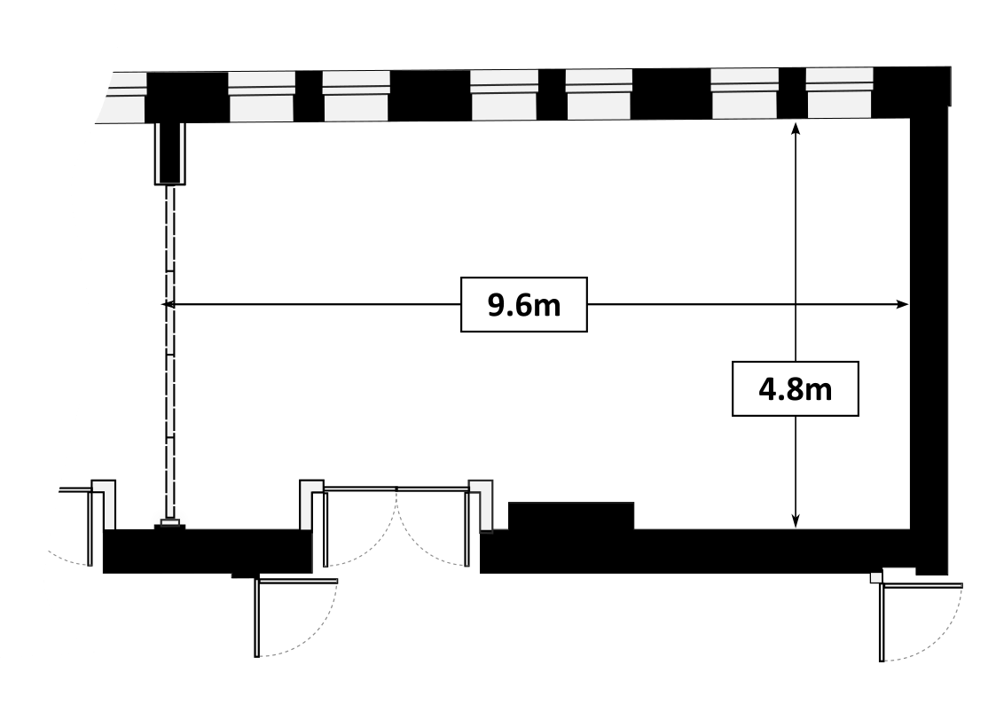 Big Links room dimensions diagram